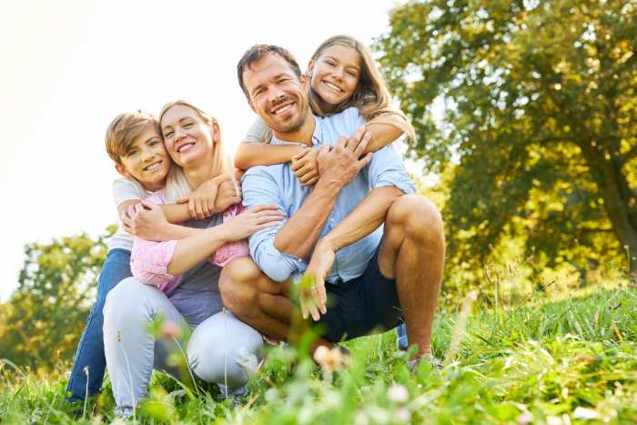 escursione con bambini